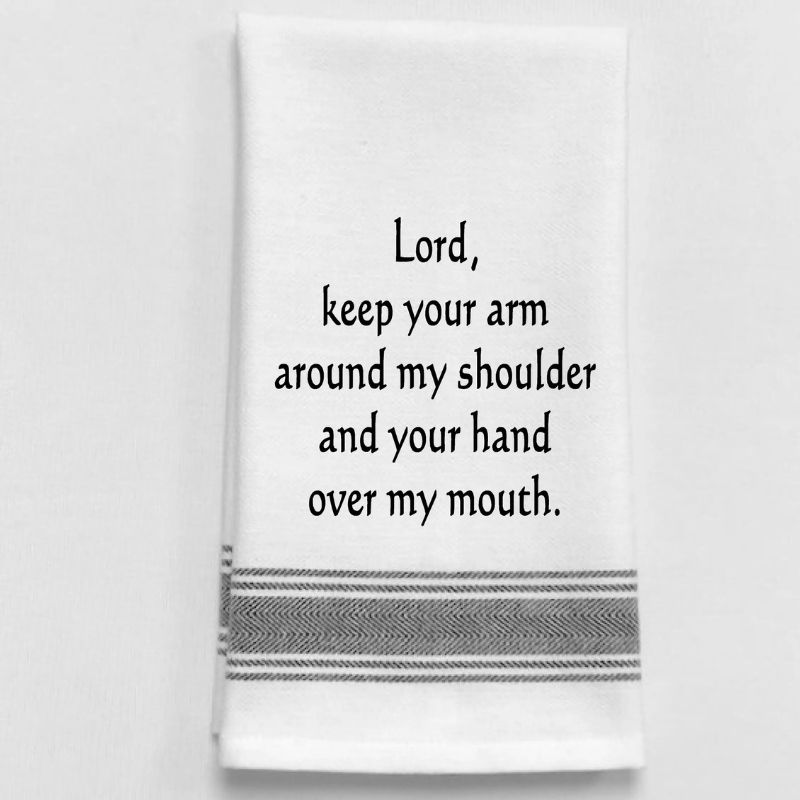 Lord, Keep Your Arm Tea Towel